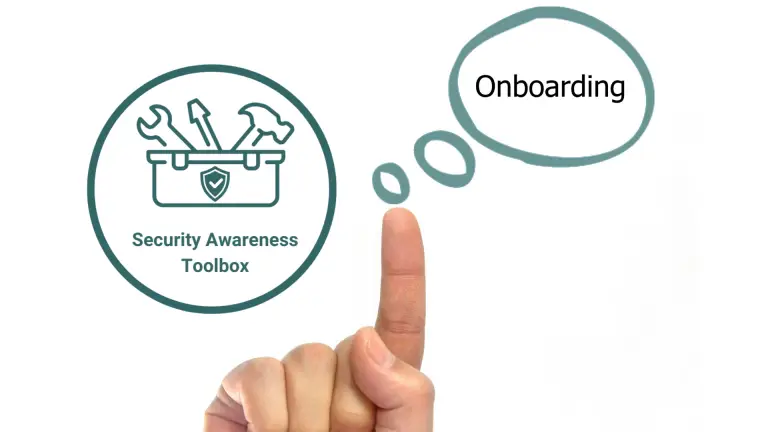 security awareness toolbox onboarding