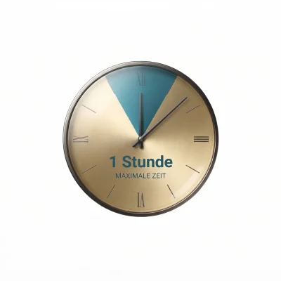 Maximal 1 Stunde Aufwand